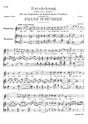 Entzückung, D.413