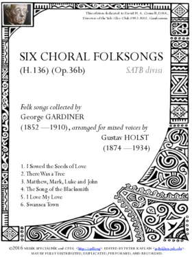 Six Choral Folksongs