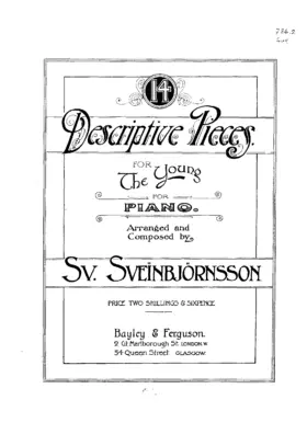 14 Descriptive Pieces for the Young for Piano.