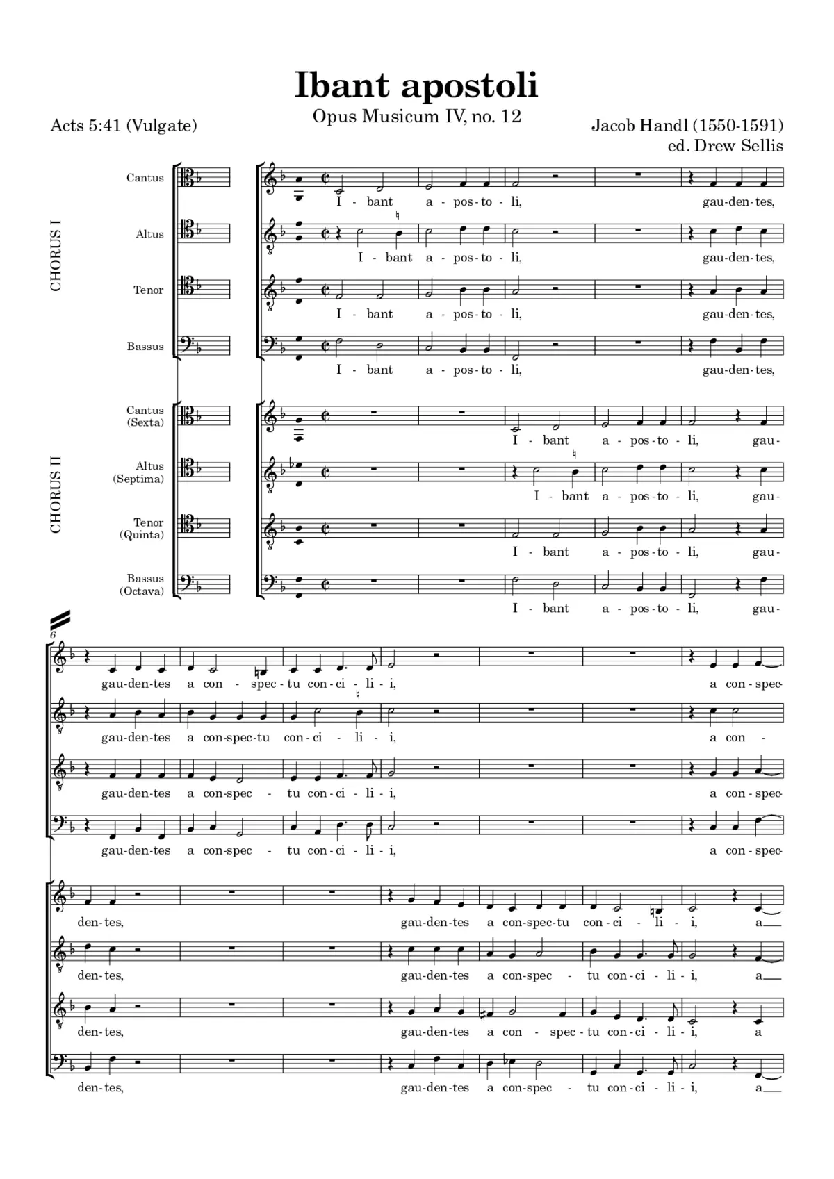 Ibant apostoli - Page 1