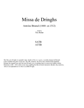 Missa de Dringhs
