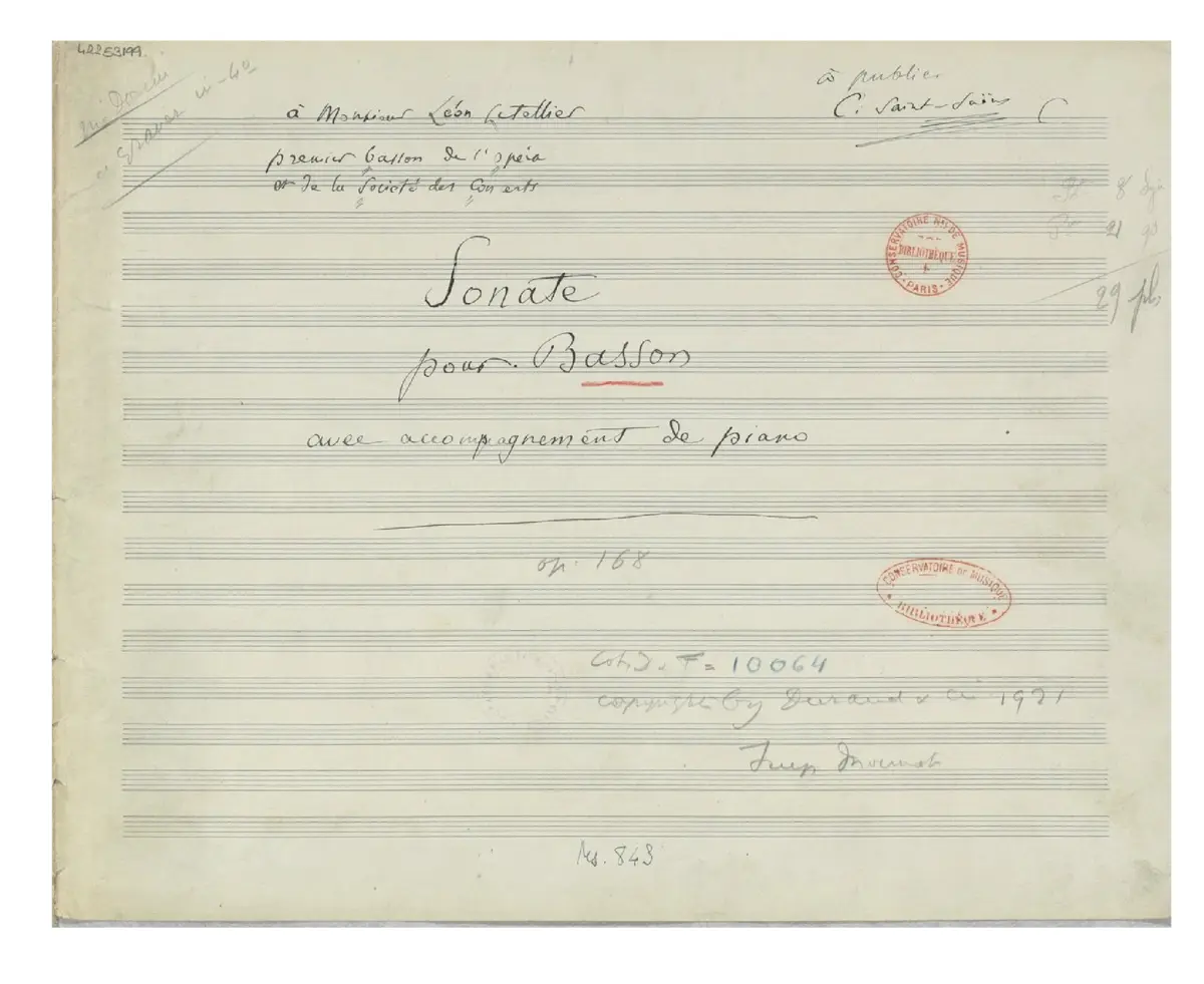 Bassoon Sonata - Page 1
