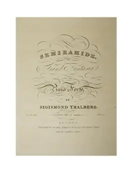 Grande Fantaisie sur lopéra Semiramide de Rossini Op. 51