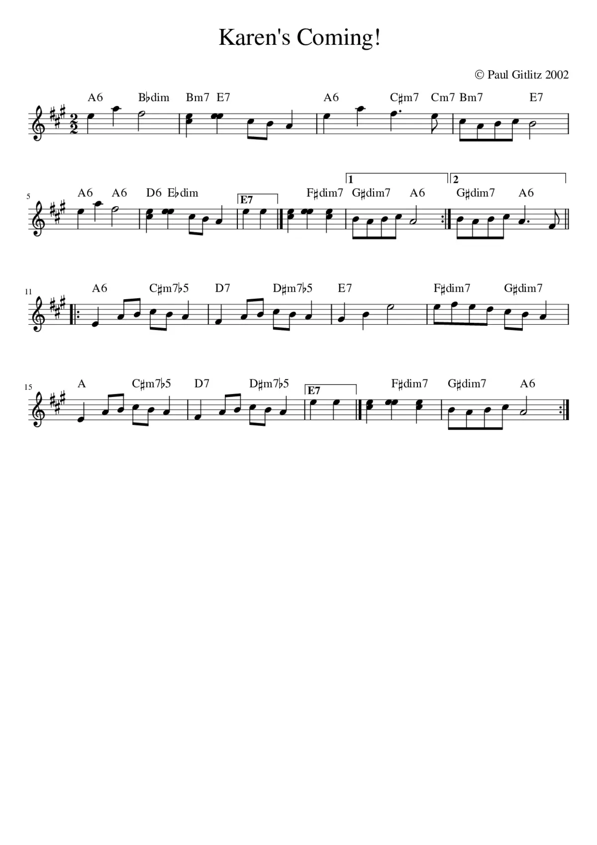 Karen's Coming! - Page 1