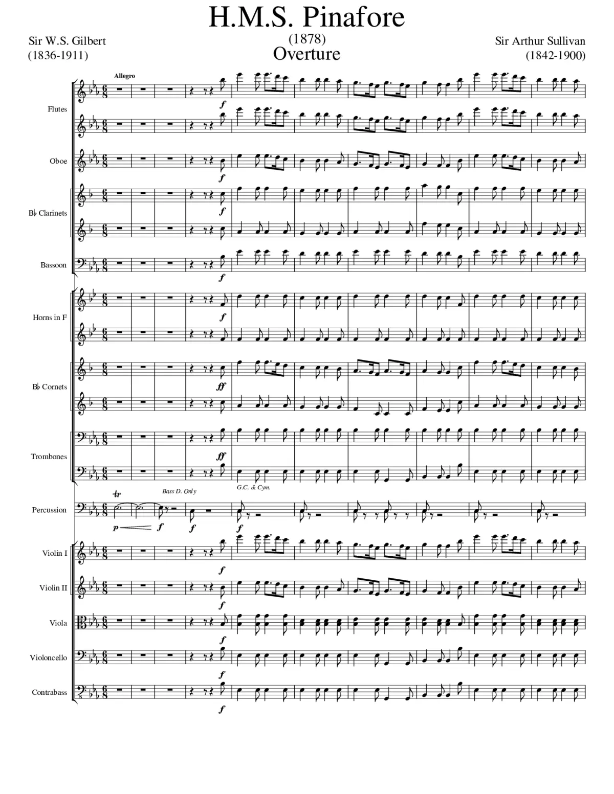 H.M.S. Pinafore - Page 1