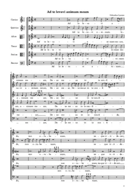 Ad te levavi animam meam