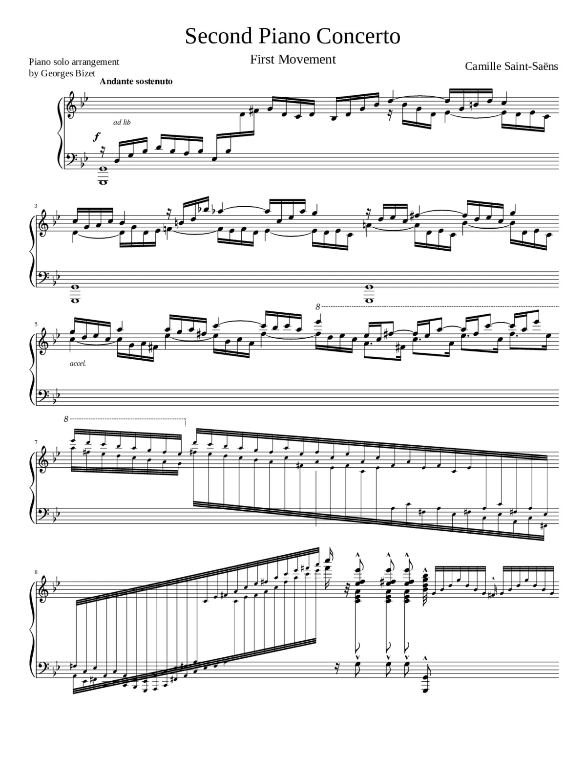 Piano Concerto No.2 Op.22 - Page 1