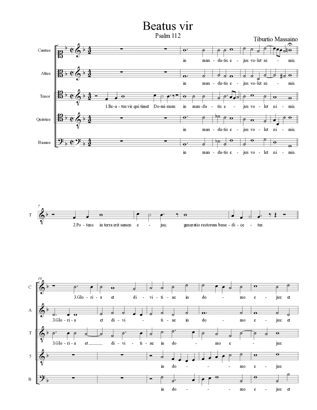 Beatus vir - Page 1