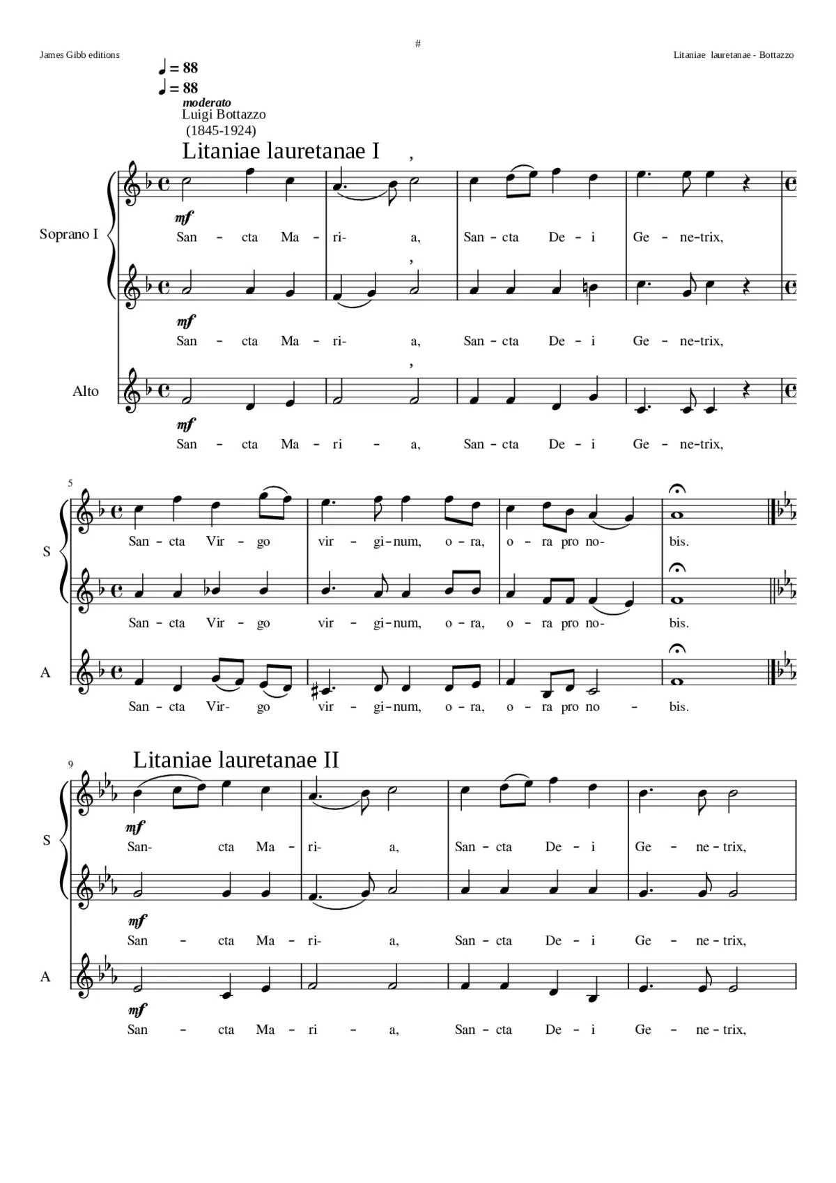 Litaniae lauretanae - Page 1