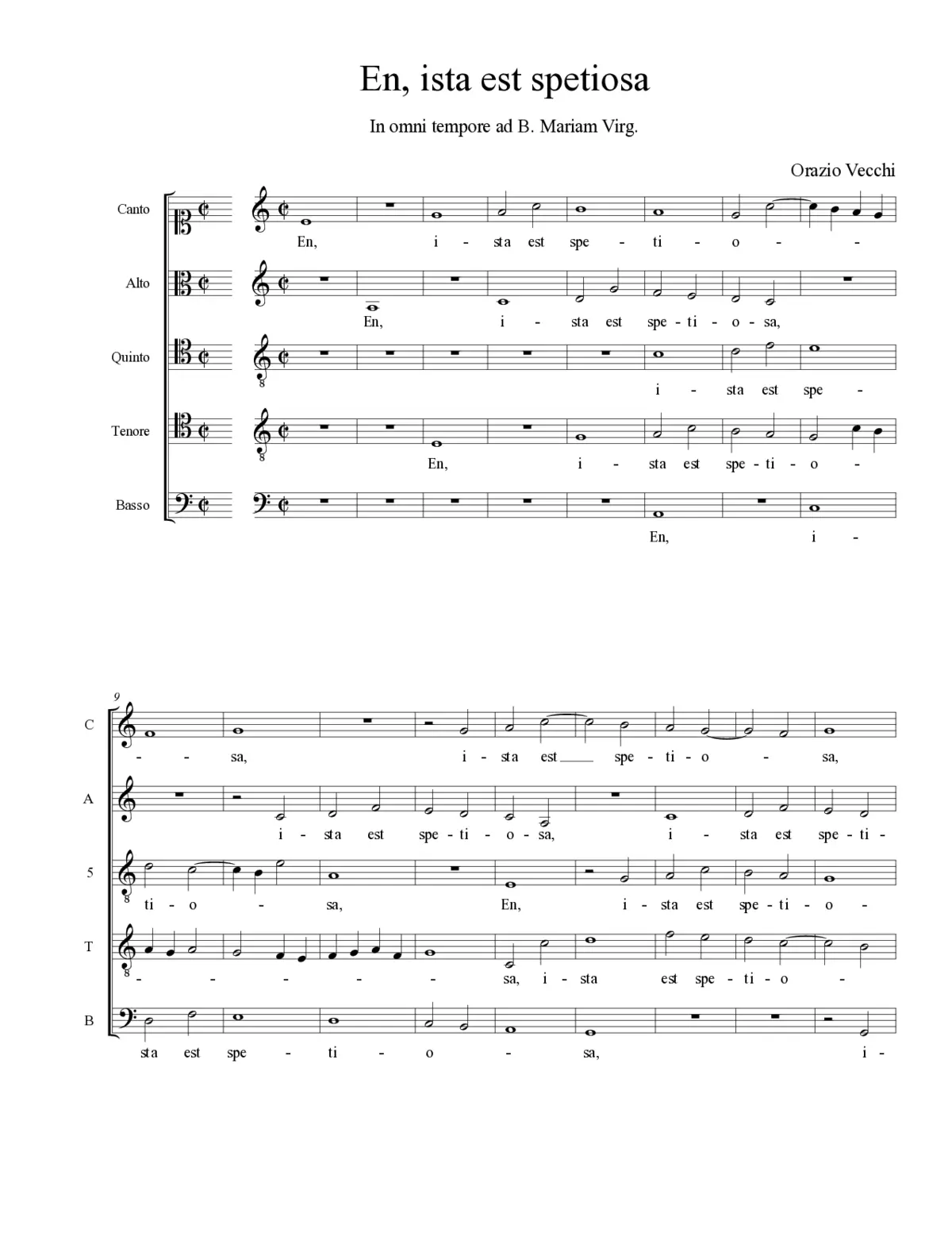 En, ista est spetiosa - Page 1