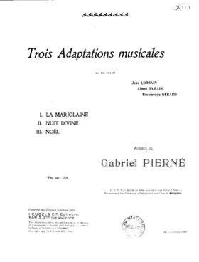 Trois Adaptations musicales