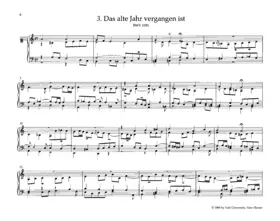 Das alte Jahr vergangen ist