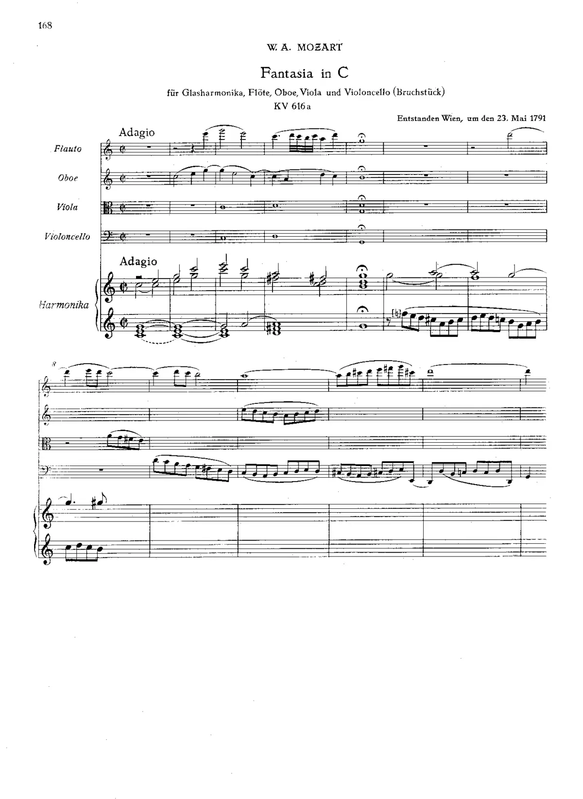 Fantasia in C - Page 1