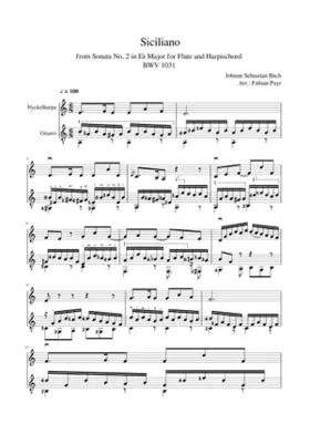 Flute Sonata in E-flat major BWV 1031