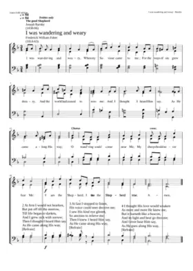 I was wandering and weary