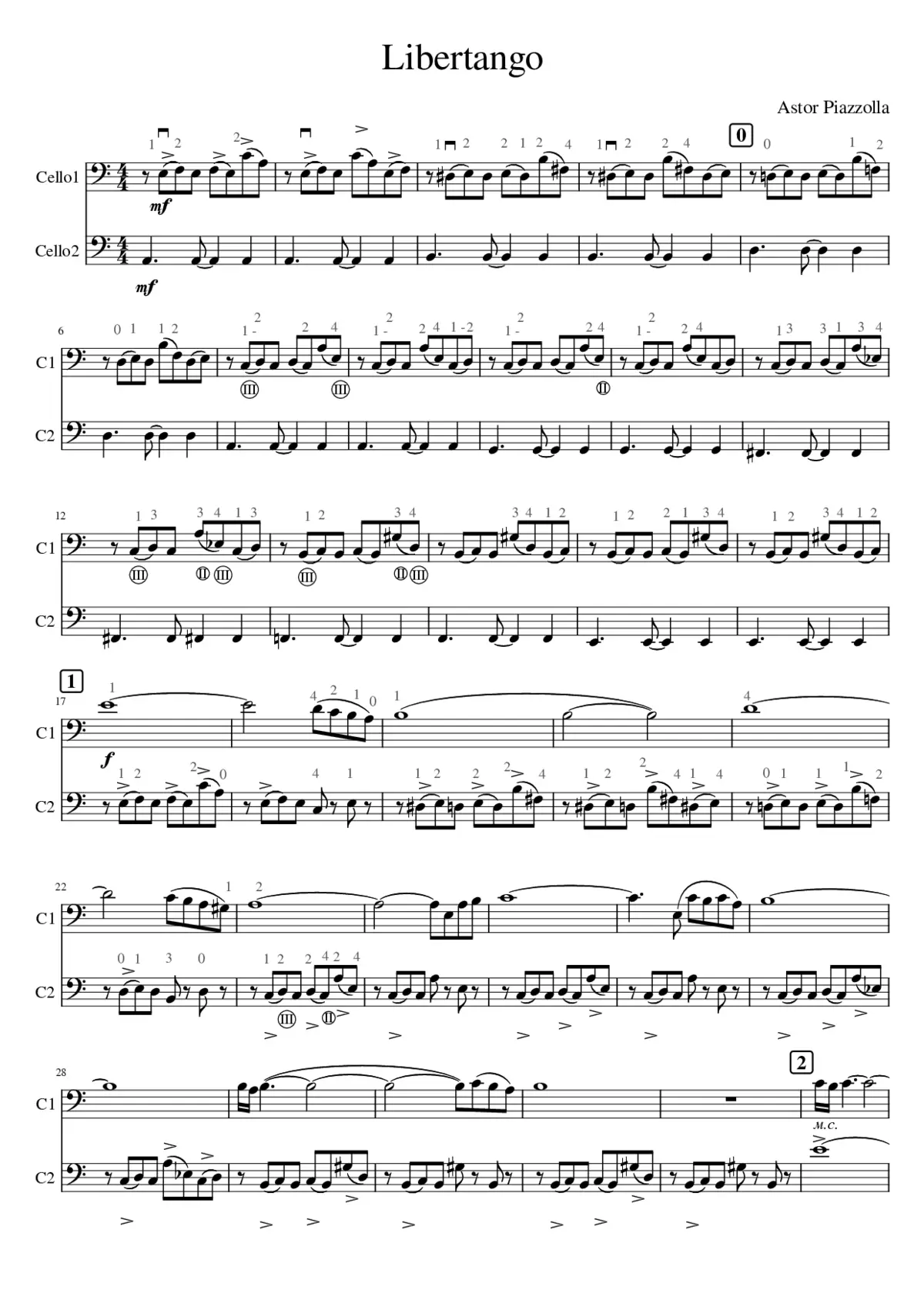 Libertango - Page 1