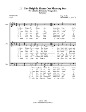 Wie schön leucht't uns der Morgenstern