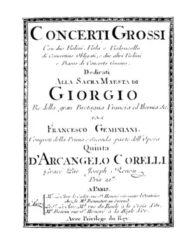 Concerti Grossi after Corelli's Violin Sonatas