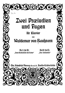 2 Praeludien & Fugen