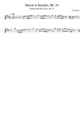 March in Rinaldo. BC.34