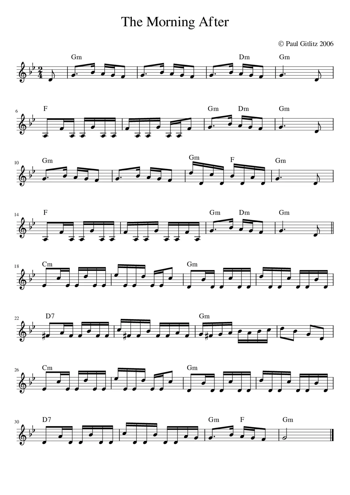 The Morning After - Page 1