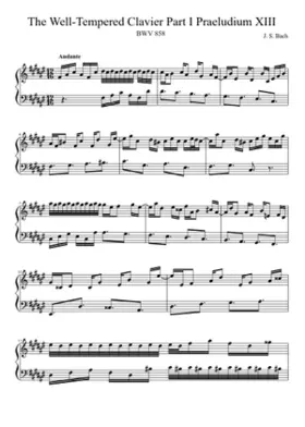 Prelude and Fugue in F-sharp major BWV 858