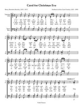 Carol for Christmas Eve