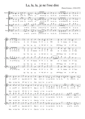 La la la je ne lose dire 1