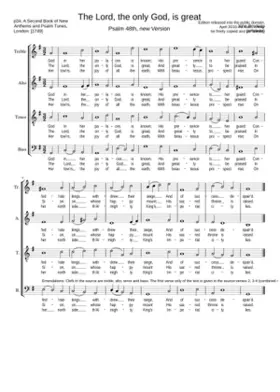 The Lord the only God is great