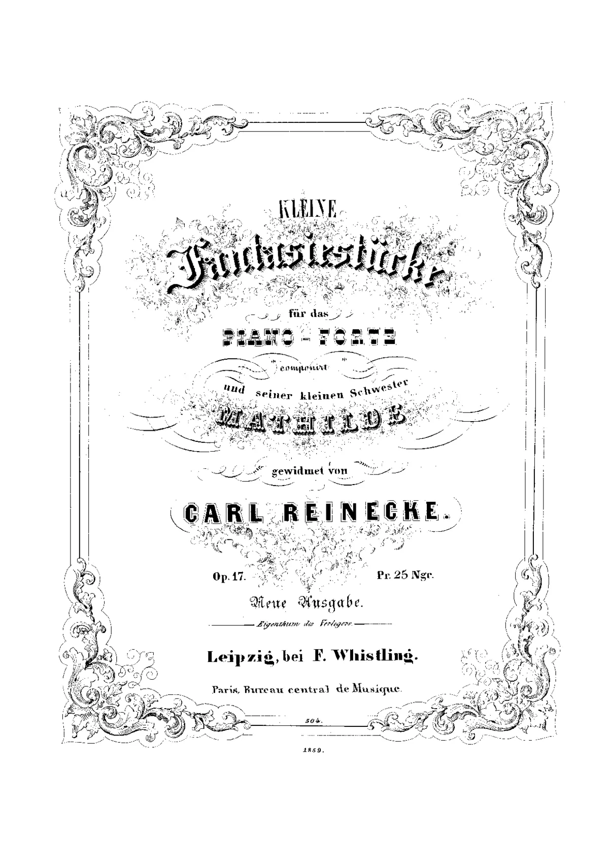 15 kleine Fantasiestücke, Op.17 - Page 1