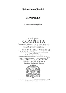 In te Domine speravi