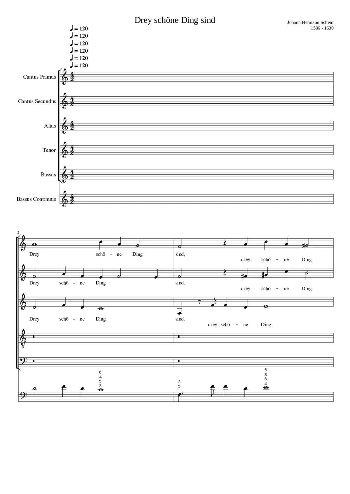 Drei schöne Ding sind - Page 1