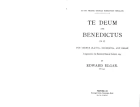 Te Deum and Benedictus