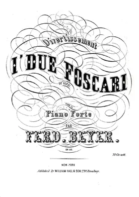 Trois divertissements sur 'I due Foscari' de Verdi