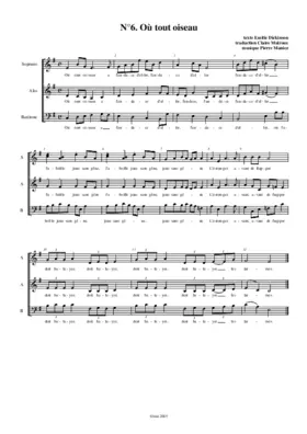 Où tout oiseau