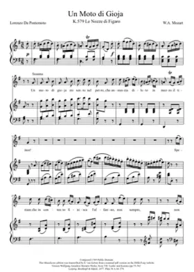 Un moto di gioia mi sento K.579