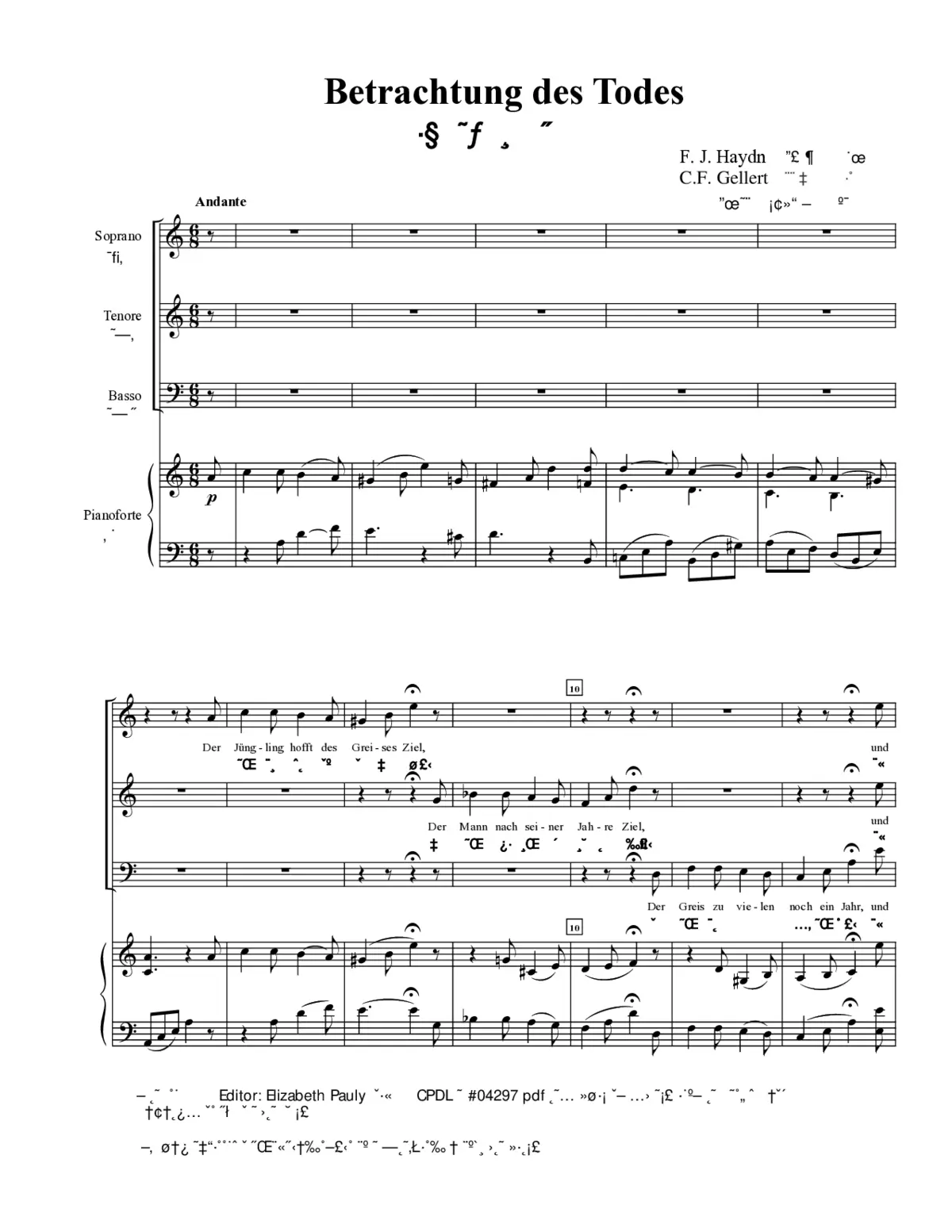 Betrachtung des Todes - Page 1