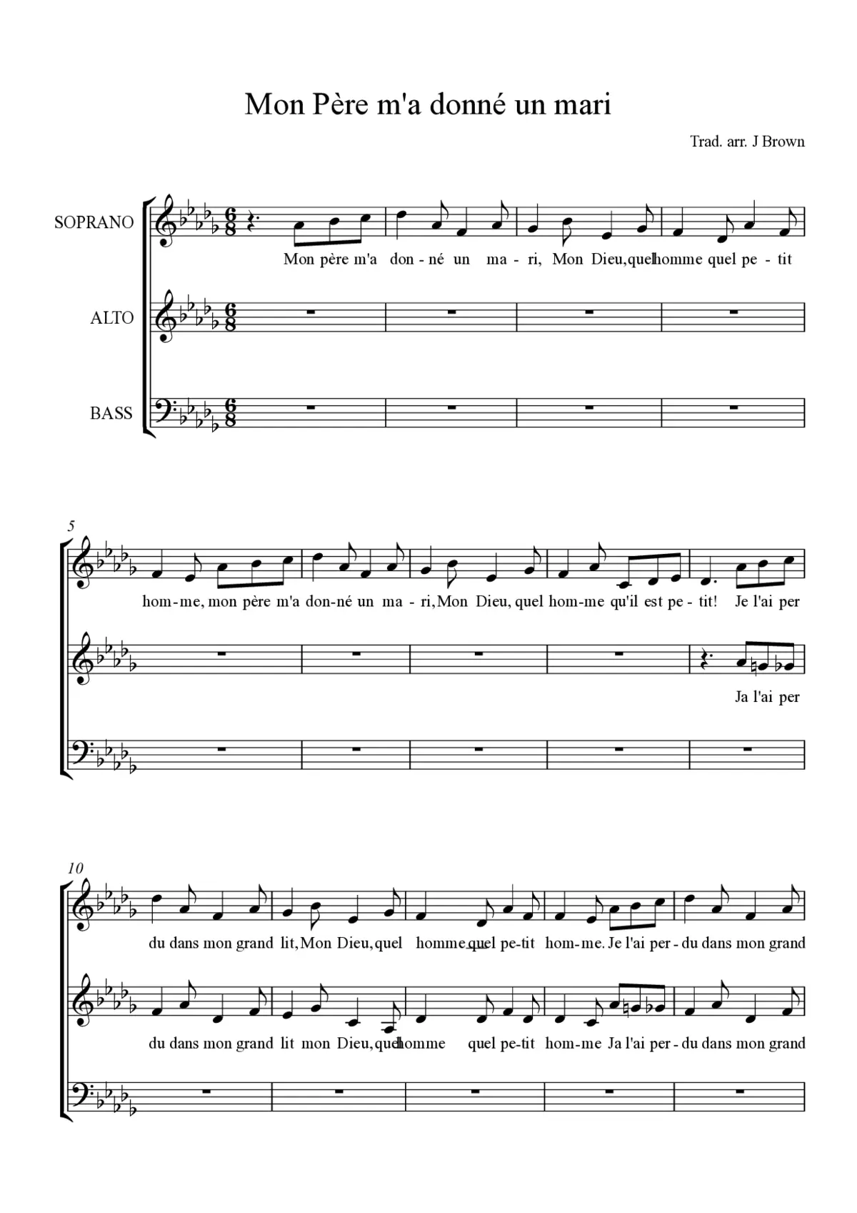 Mon père m'a donné un mari - Page 1