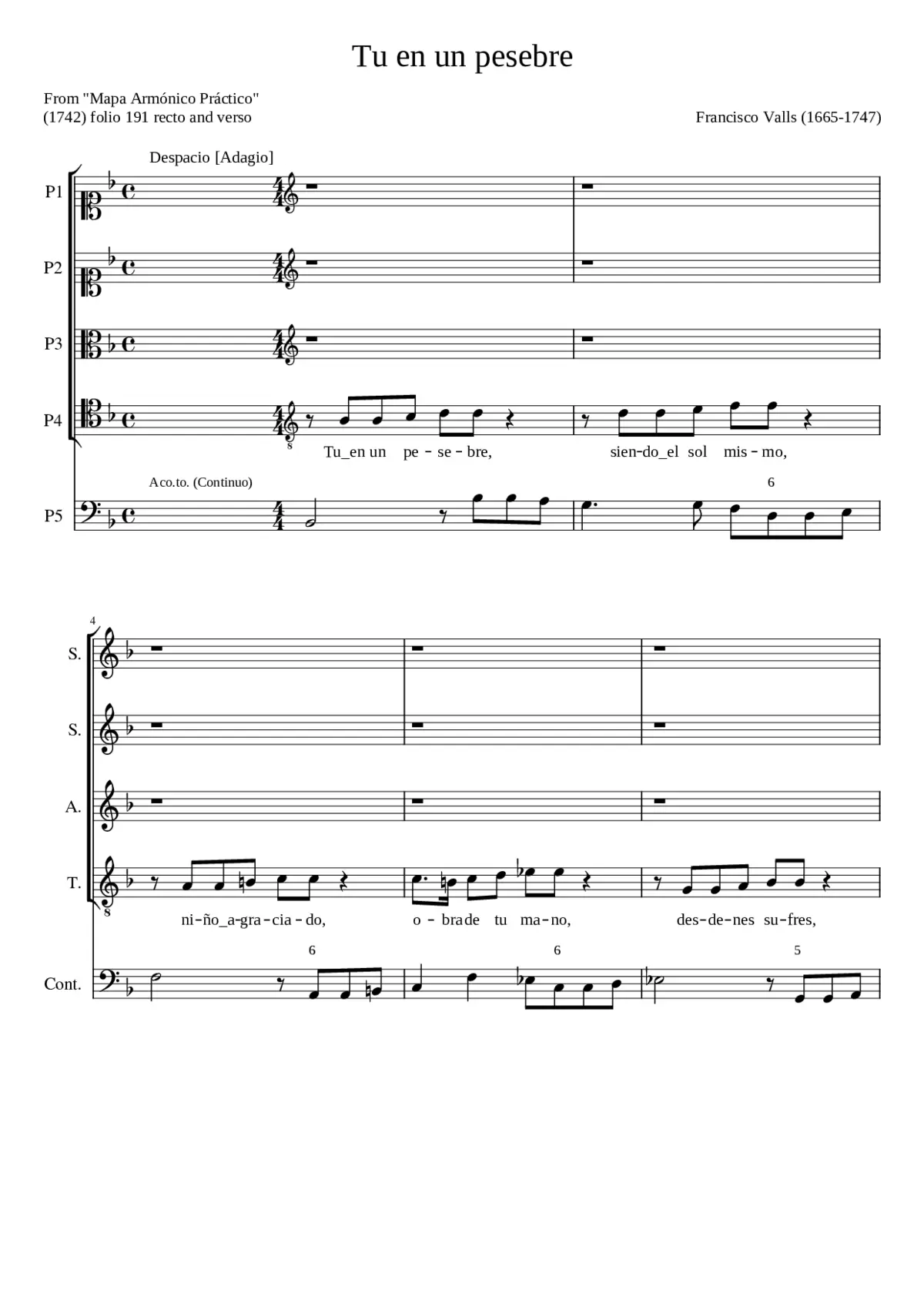 Tu en un pesebre - Page 1