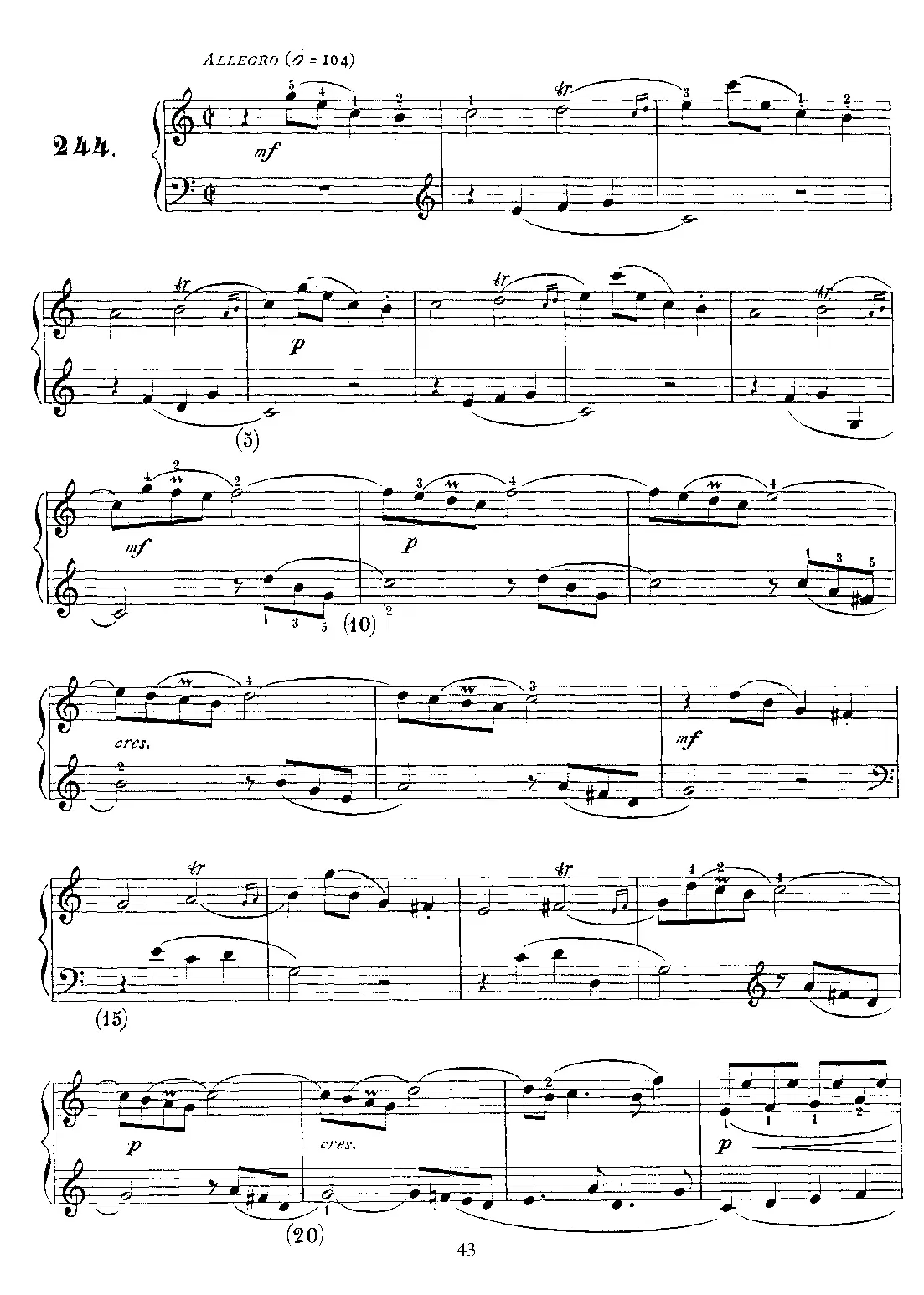 Keyboard Sonata in C major - Page 1