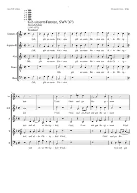 Gib unsern Fürsten SWV 373