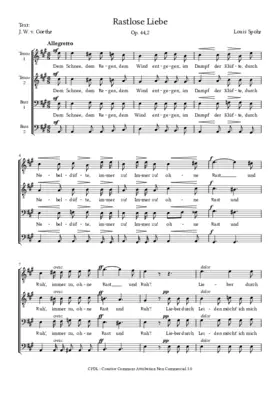 Rastlose Liebe, Op. 44, No. 2
