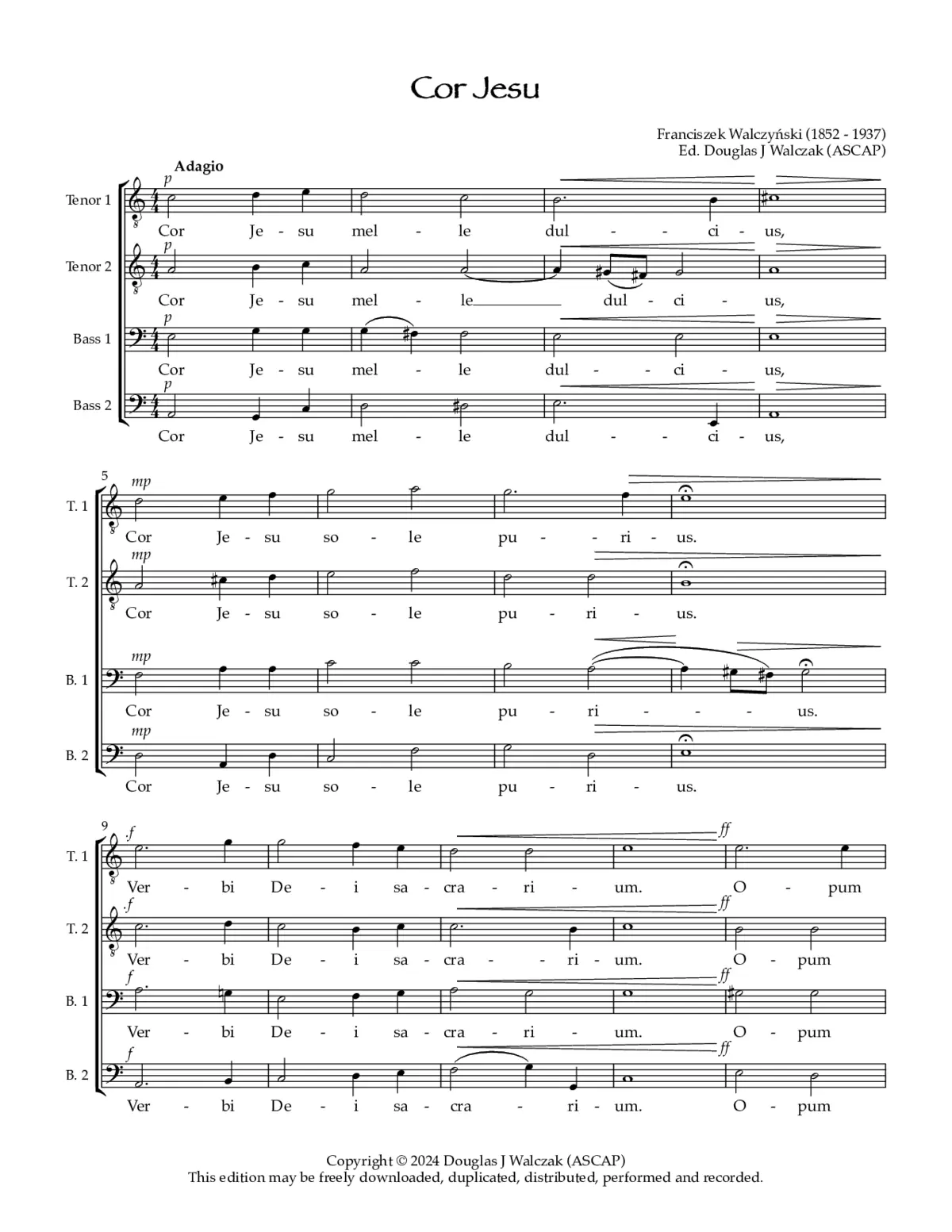 Cor Jesu - Page 1