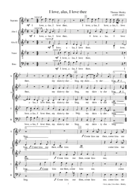 I love, alas, I love thee