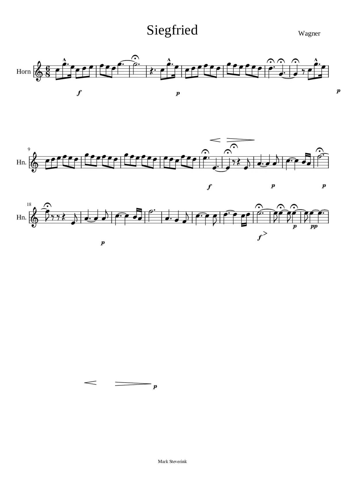 Siegfried WWV 86C - Page 1