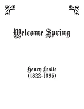 Welcome Spring