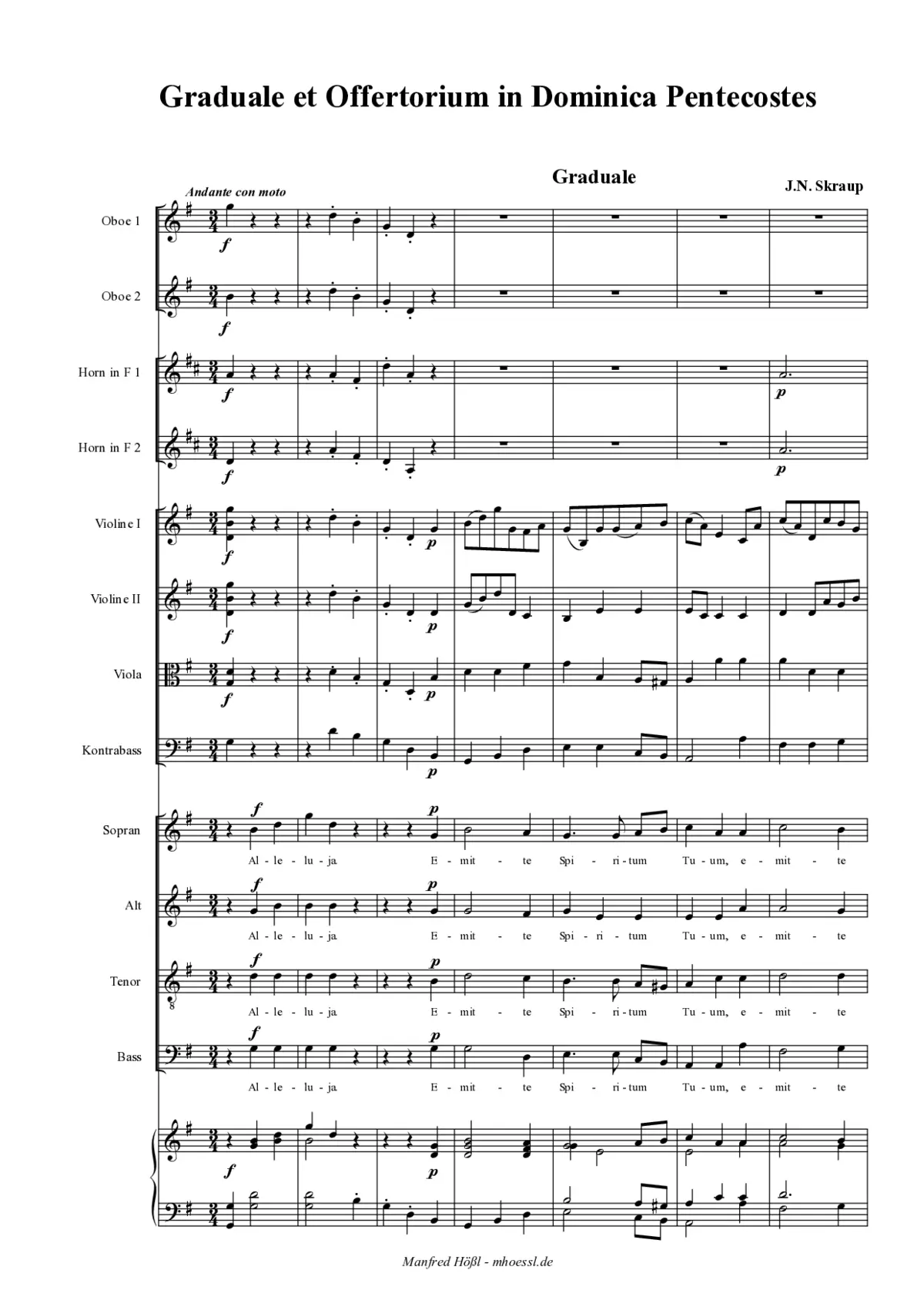 Graduale et Offertorium in Dominica Pentecostes - Page 1