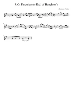 R.O. Farquharson Esq. of Haughton's