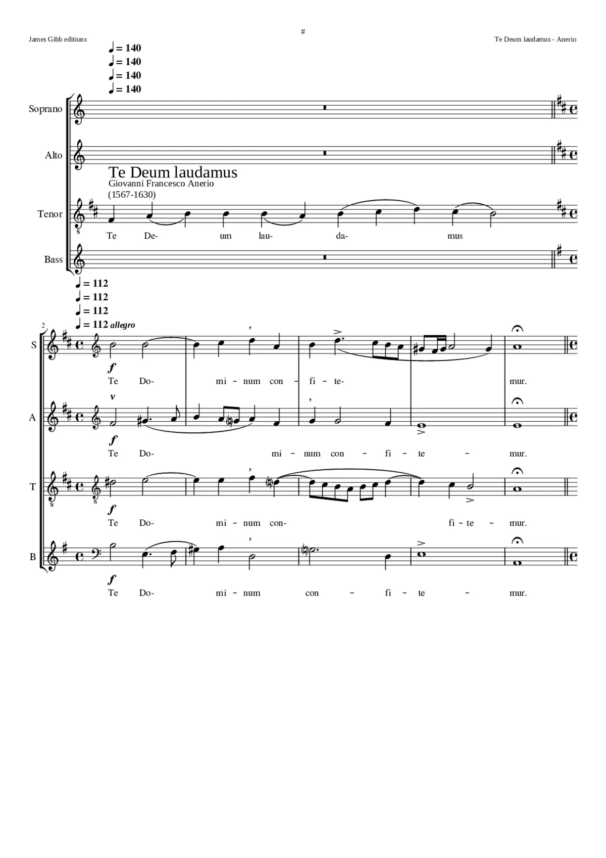 Te Deum laudamus - Page 1
