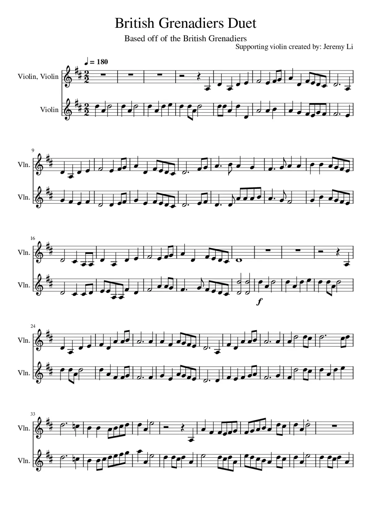 the british grenadiers - Page 1